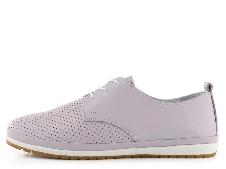 Looke polobotky s perforovanou špičkou Carolina light purple L0590_65