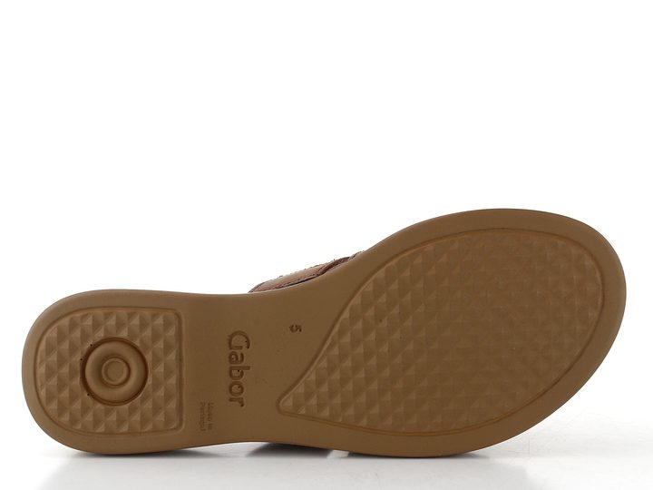 Gabor kožené pantofle peanut 82.732.54