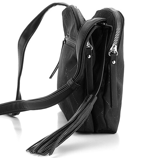 Tamaris crossbody kabelka s potiskem Lisa Black 32380