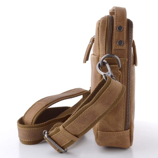 Lagen pánské crossbody camel LG-5153