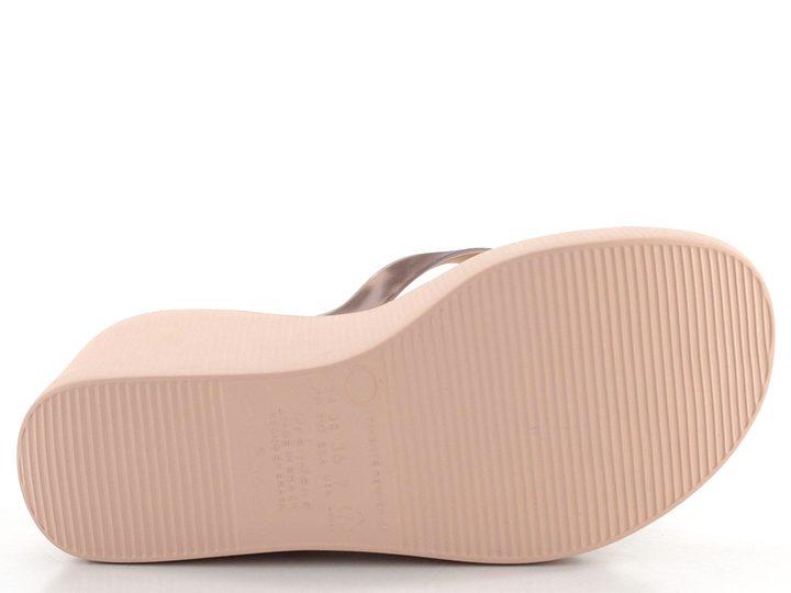 Ipanema béžové šľapky na kline High Fashion Slide Fem 83520-AQ407Z