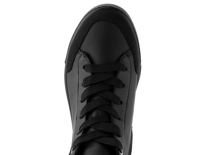 Ara kotníkové tenisky se zipem a membránou černé Rom 12-50030-01