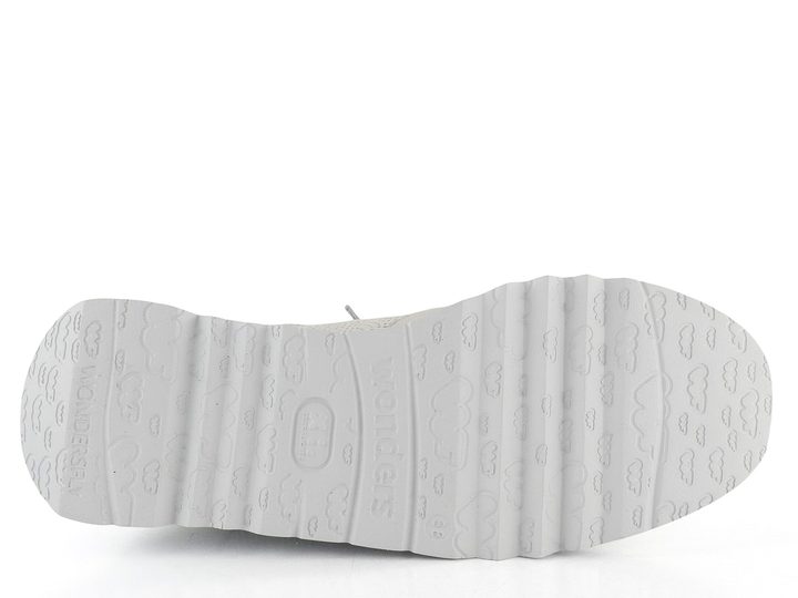 Wonders dámské tenisky na klínu Off/Plata E-6761