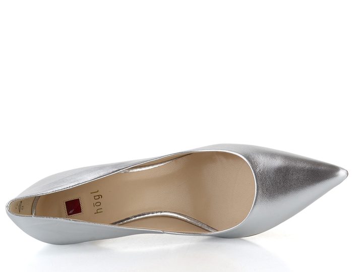 Högl metalické lodičky stříbrné 0-177001