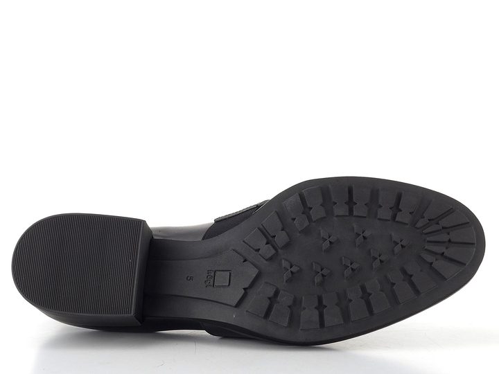 Högl polobotky na podpatku černé 0-102610-0100