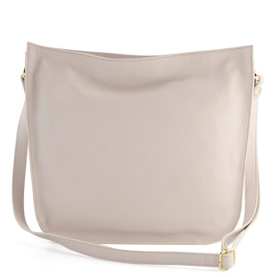 Elega kožená kabelka gondola smetanová 68906_769_Z