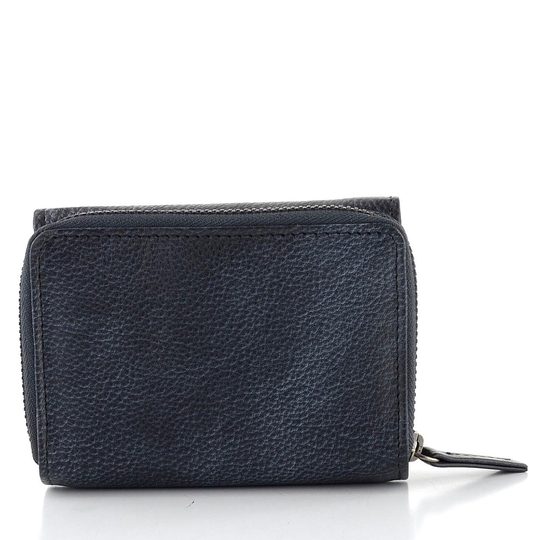 Kožená peněženka se zipovou kapsou Charcoal 4721/R