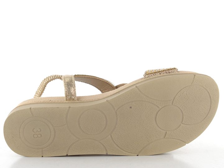 Tamaris sandále na platforme Copper Comb 1-28200-44