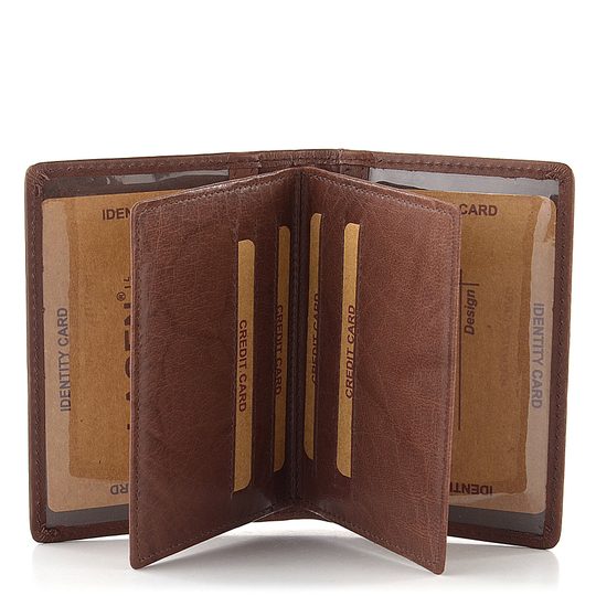 Lagen pouzdro na doklady hnědé V-61