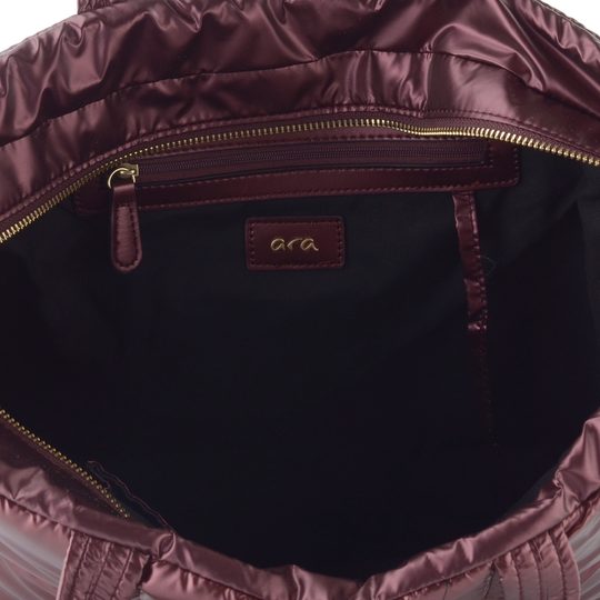 Ara vínová prošívaná shopper kabelka Nina merlot 16-21912-95