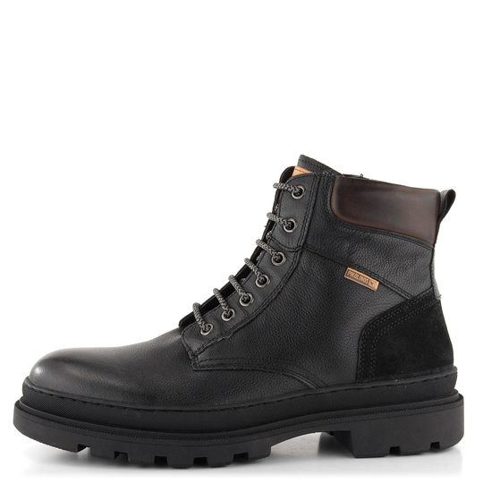 Pikolinos pánský šněrovací kotník na hrubé podešvi Ourense Black M6U-8089