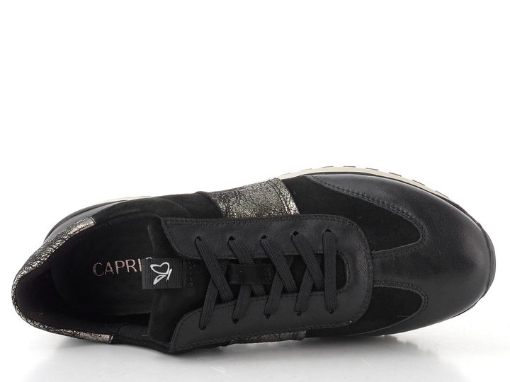 Caprice  vycházkové tenisky Black Combi 9-23700-45-019