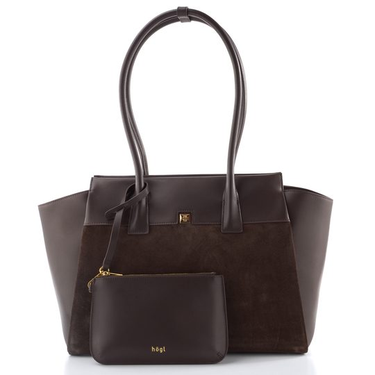 Högl luxusní shopper kabelka chocplum 2-148512-2100