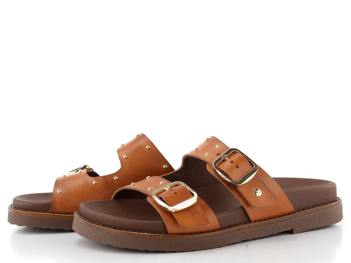 Pikolinos dámské kožené pantofle Aitana brandy W7Z-0939