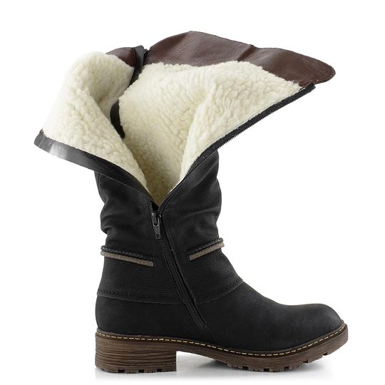 Rieker čižmy s membránou čierne Z4759-01