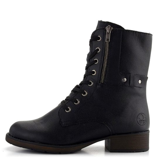 Rieker šněrovací kotník černý Z9501-00