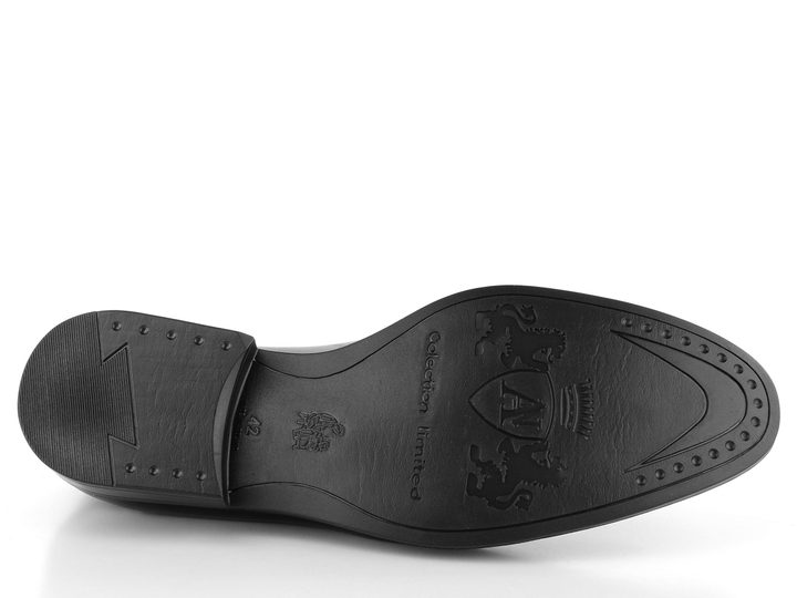 Barton celokožené polobotky s ozdobnými štepy 51509