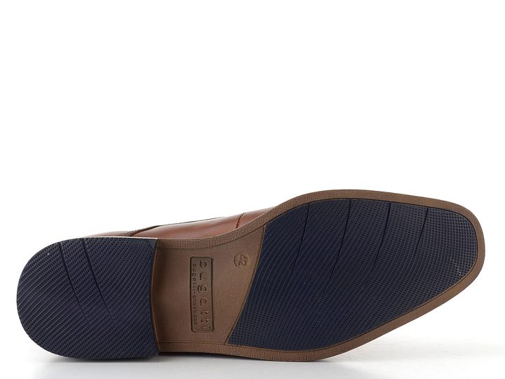 Bugatti hladké koňakové poltopánky 313-A3S05-3000