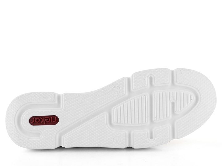 Rieker tenisky so zipsom Rosegold/Weiss N5917-90