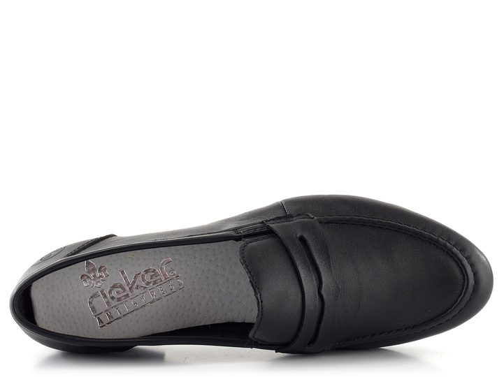 Rieker černé mokasíny 51954-01