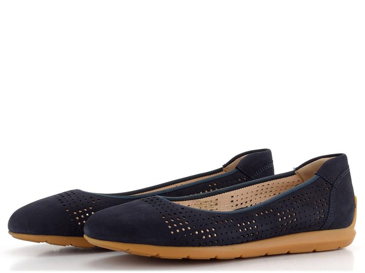 Ara komfortné perforované baleríny Sardinia-Sport Blue 12-13308-02