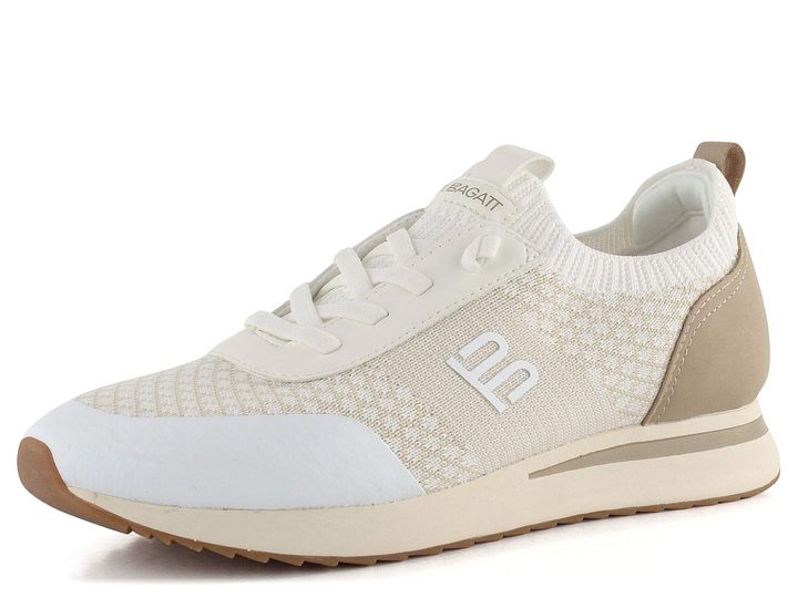 TT.BAGATT prozouvací tenisky bílé/béžové D31-ARA60-6955