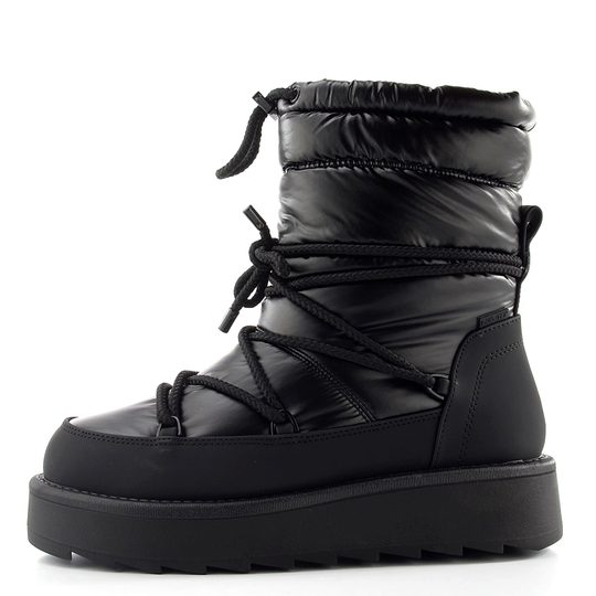 Tamaris zateplený kotník na platformě black uni 1-26836-41