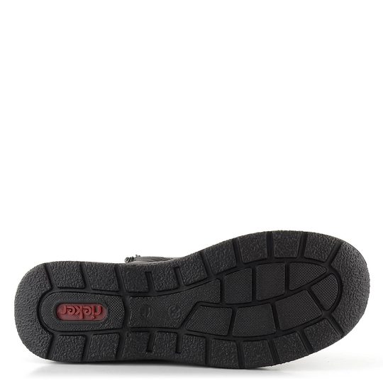 Rieker šnurovacia členková obuv s membránou čierna L7700-00