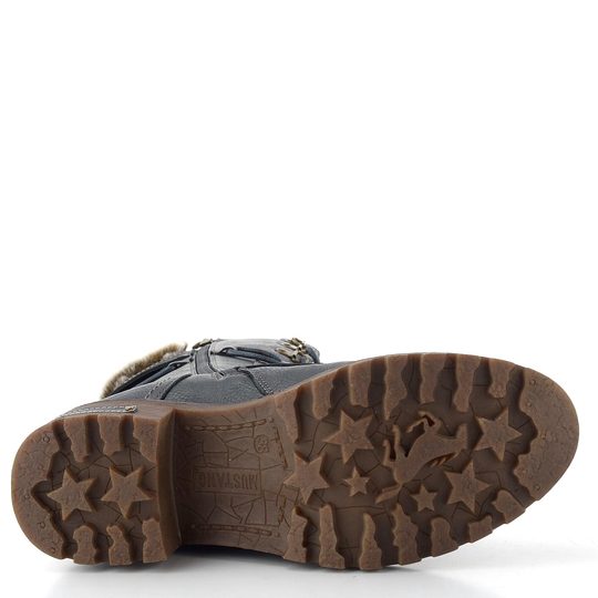 Mustang šněrovací polokozačky navy 15M0082003