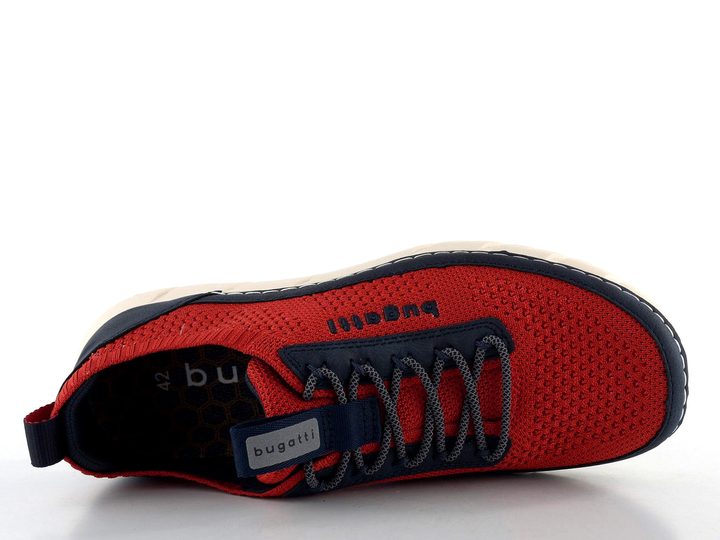 Bugatti pánské úpletové tenisky červené 321-ASM01-6950