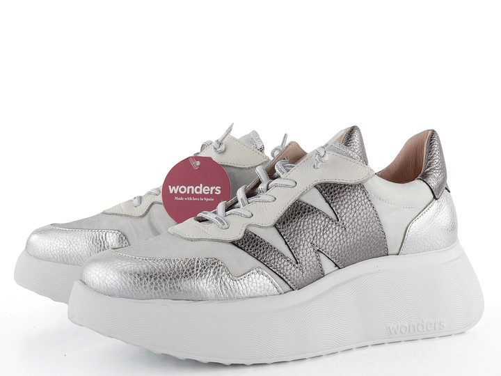 Wonders dámské tenisky na platformě Plata/Plomo A-3622