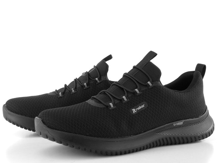 Rieker Sport pánské prozouvací tenisky černé B9655-00