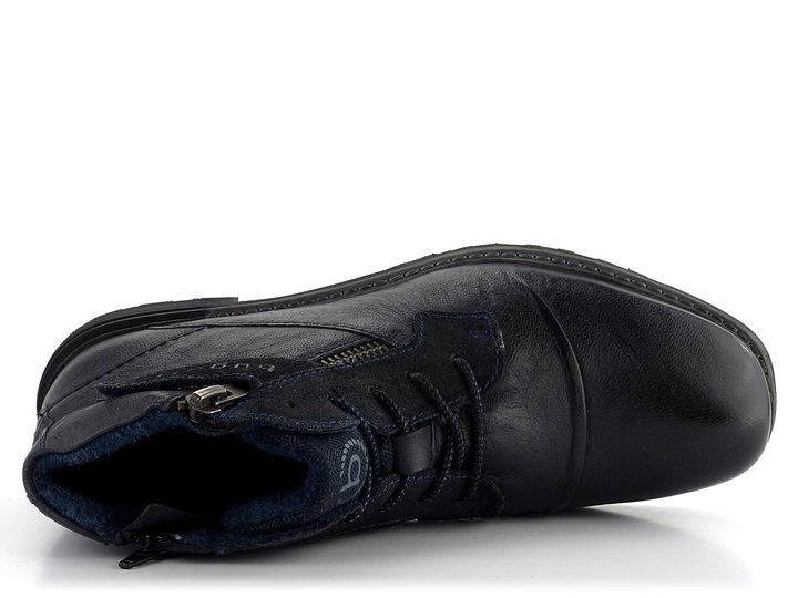 Bugatti pánský kotník se zipem tmavě modrý 321-A0U34-3200