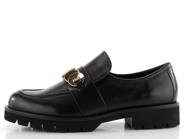 Högl luxusní mokasíny černé 8-101623