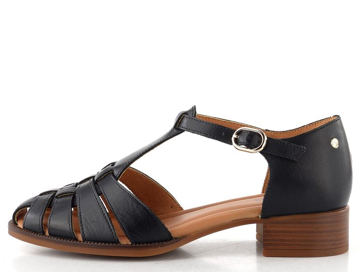 Pikolinos dámské sandály s plnou patou Valencia black W7D-1835