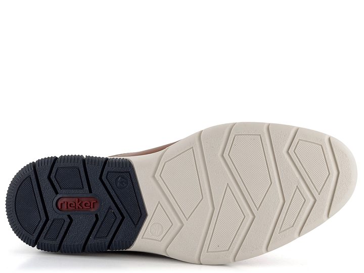 Rieker pánské šněrovací polobotky koňakové kombi 14405-24