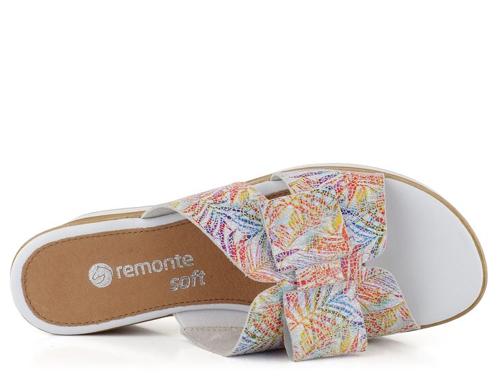 Remonte pestrobarevné pantofle na klínu D6456-90