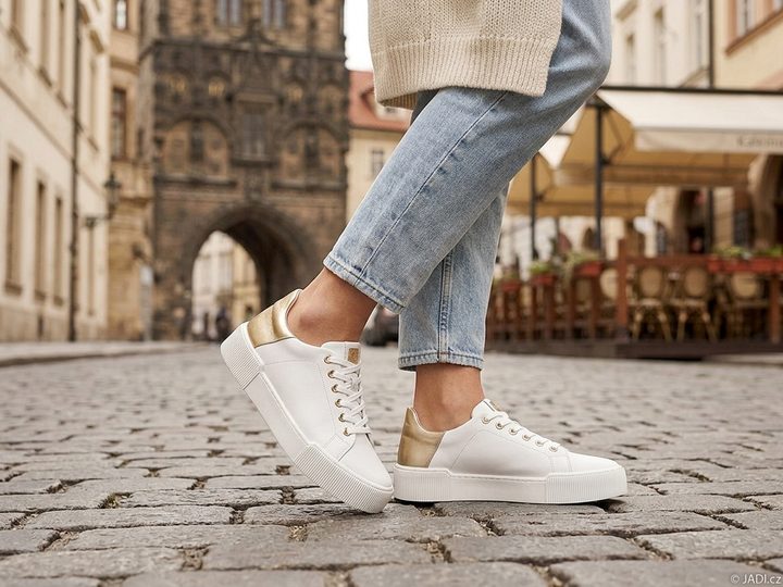 Högl sneakers polobotky Weiss/Platin 8-103601