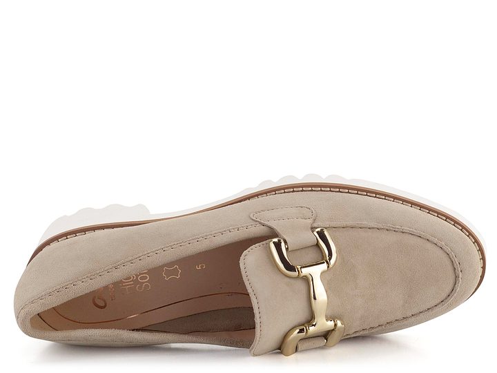 Ara semišové mokasíny Kent Sand 12-31237-08