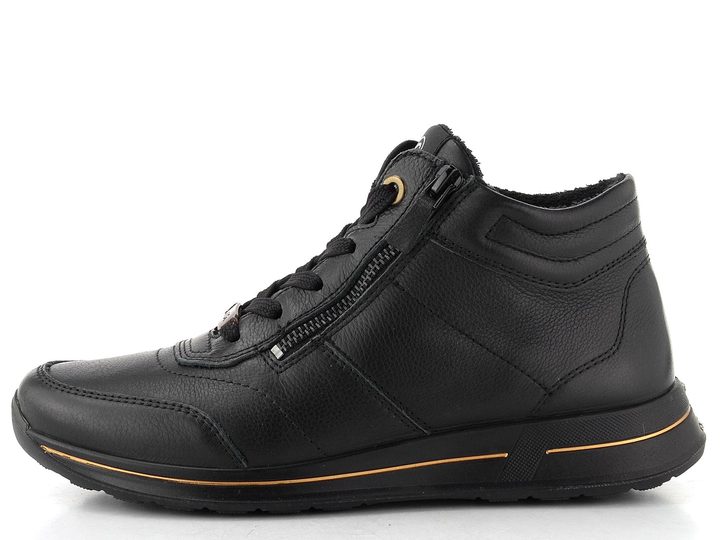 Ara širší kotník černý Osaka 12-24808-01