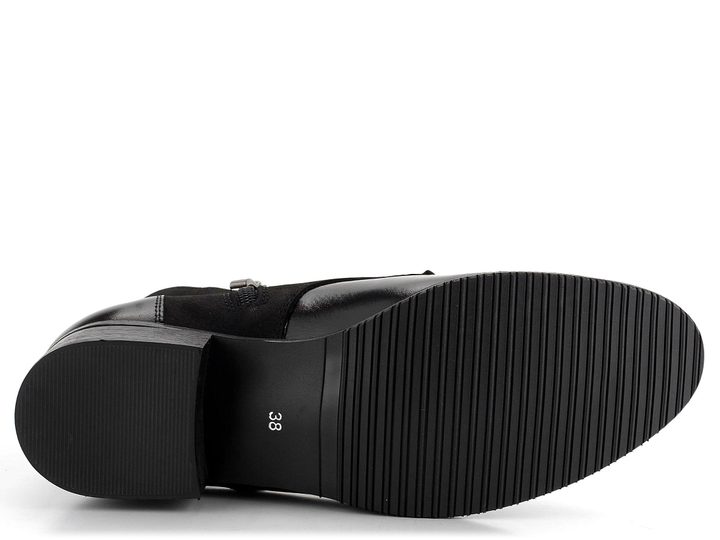 Barton dámský elegantní kotník na podpatku černý 6923