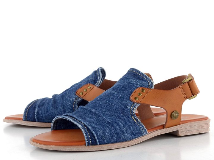 Mustang sandály s plným nártem jeansblau 1388-808-841