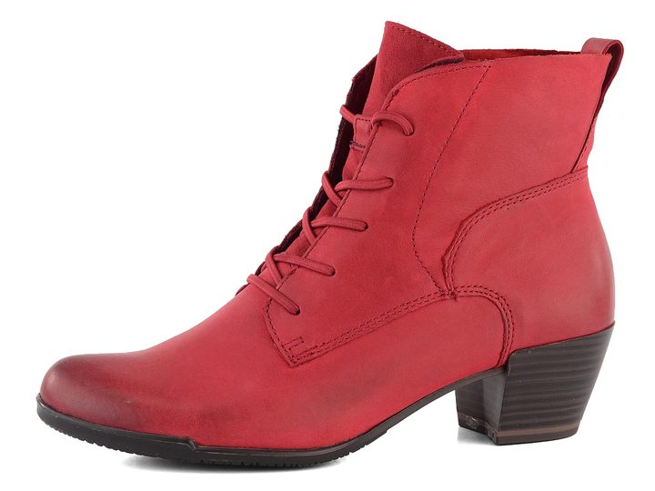 Tamaris elegantné členkové topánky červené 1-25108-23