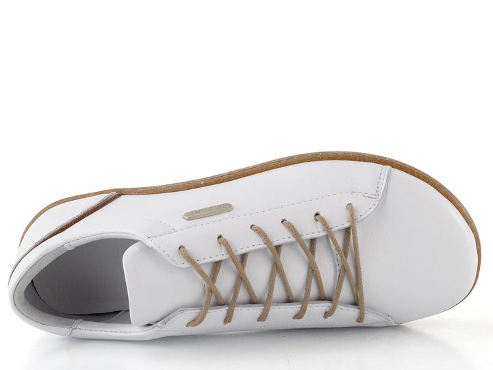 Looke šněrovací polobotky Ambriene white L1393_03