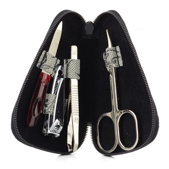 Manikúra malá se vzorem/šedá