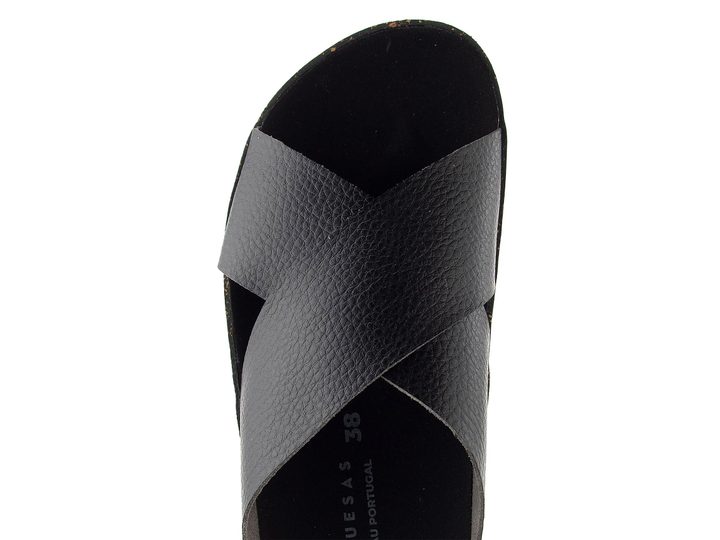 Asportuguesas černé pantofle P018276000