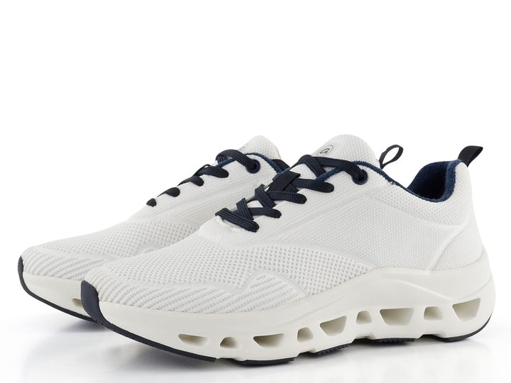 Ara širšie tenisky na platforme Rio White 12-51002-04