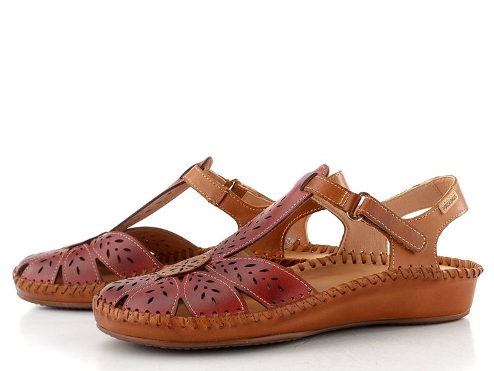 Pikolinos prořezávané baleríny s páskem Vallarta sandia 655-0841C1