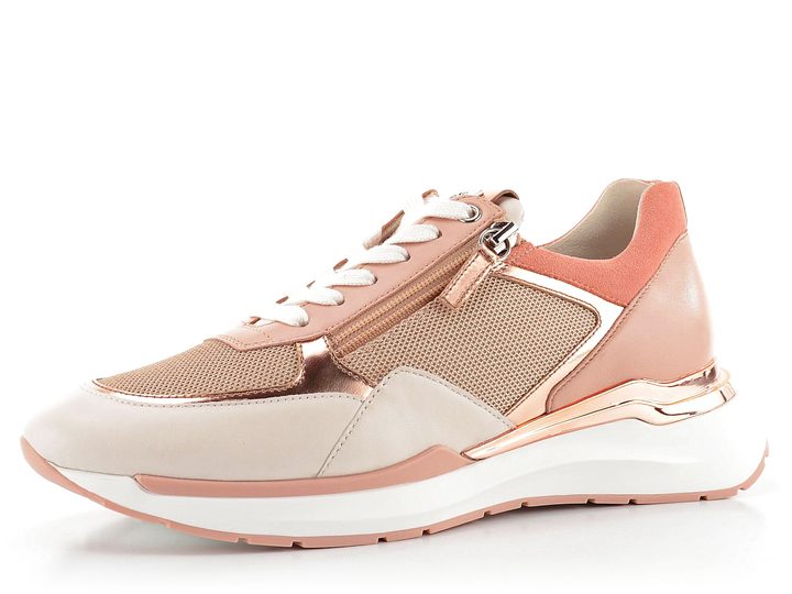 Högl kombinované sneakers polobotky Creme 1-101318