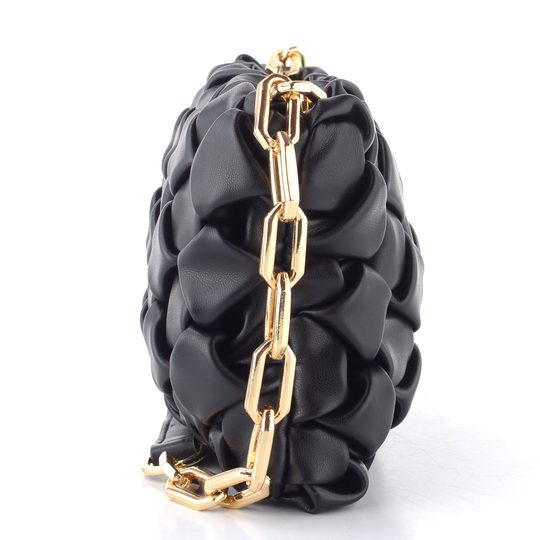 Lola Casedemunt malá kabelka/psaníčko s řetízkem black LS2604078